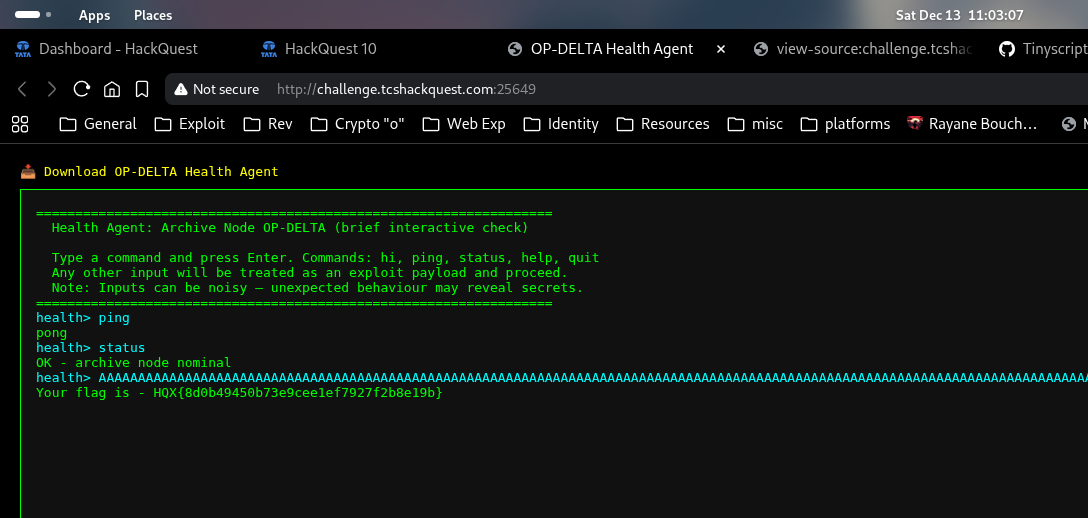 Seeds of Time Script Output